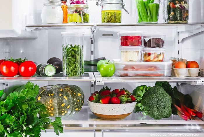 Como organizar os alimentos na geladeira,