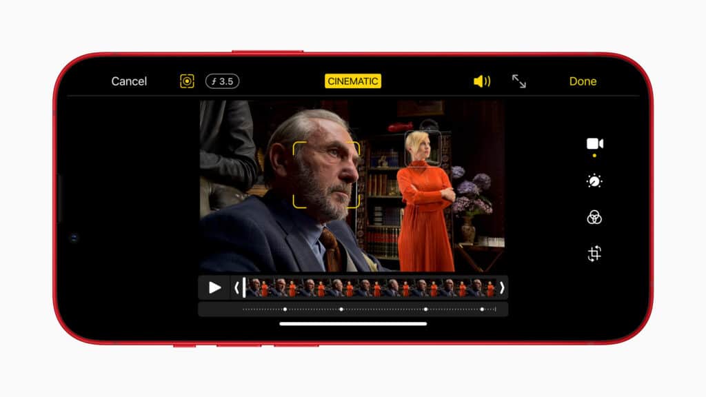 modo `cinematográfico` no iPhone 13 