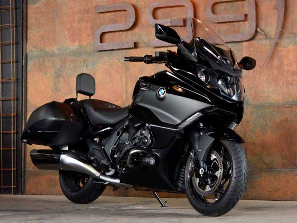 A moto de R$ 300 mil. A BMW K 1600 Bagger no salão de Frankfurt na Alemanha.