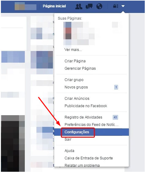 Como saber se meu Facebook foi hackeado? Passo 01.