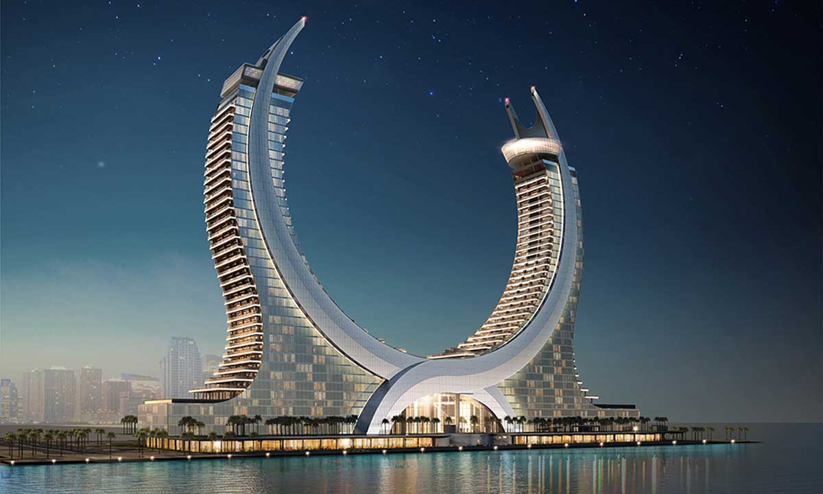 Fairmont & Raffles Lusail Hotel & Residences um dos hotéis da Copa do Mundo 2022.